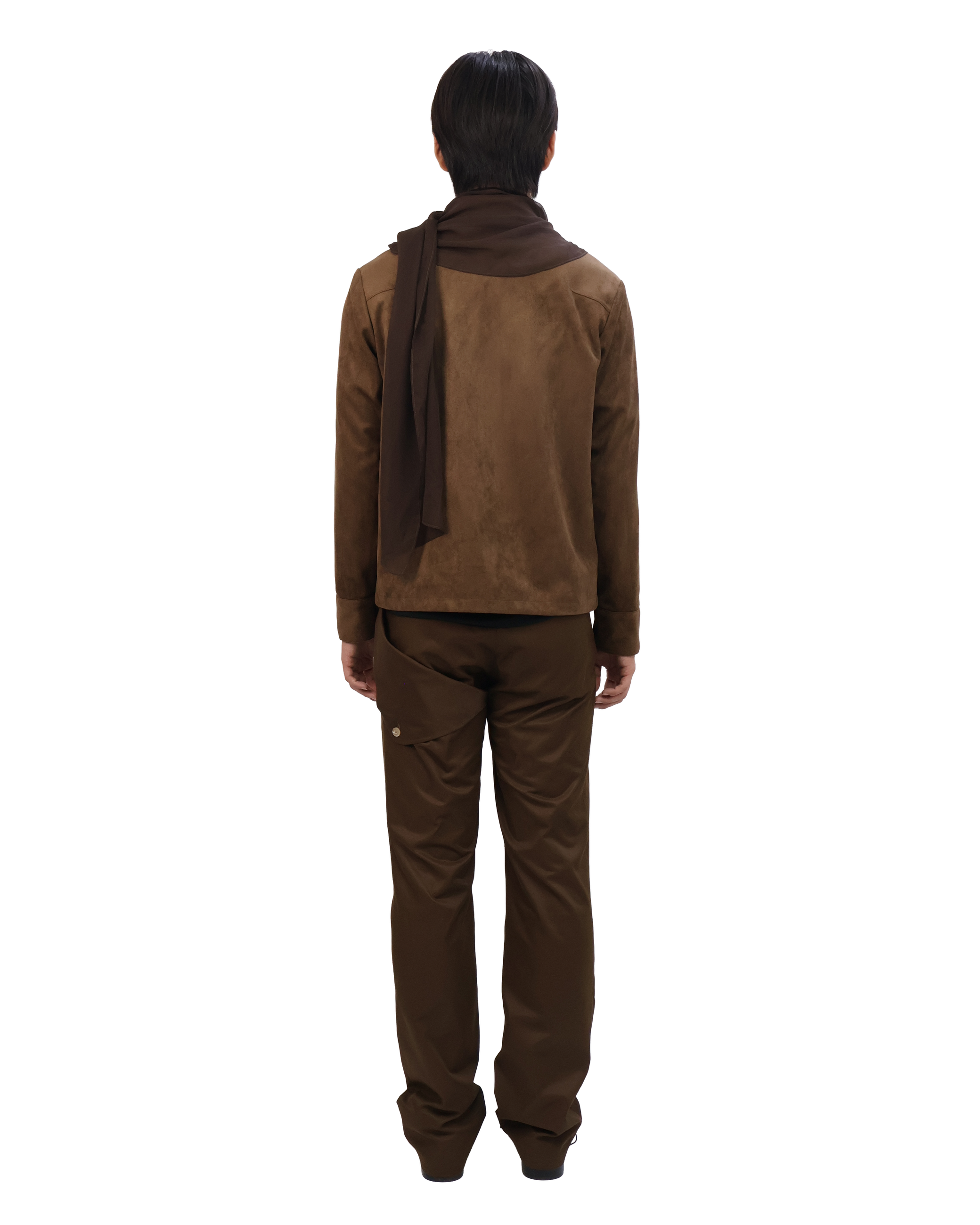 Suede Jacket - Brown