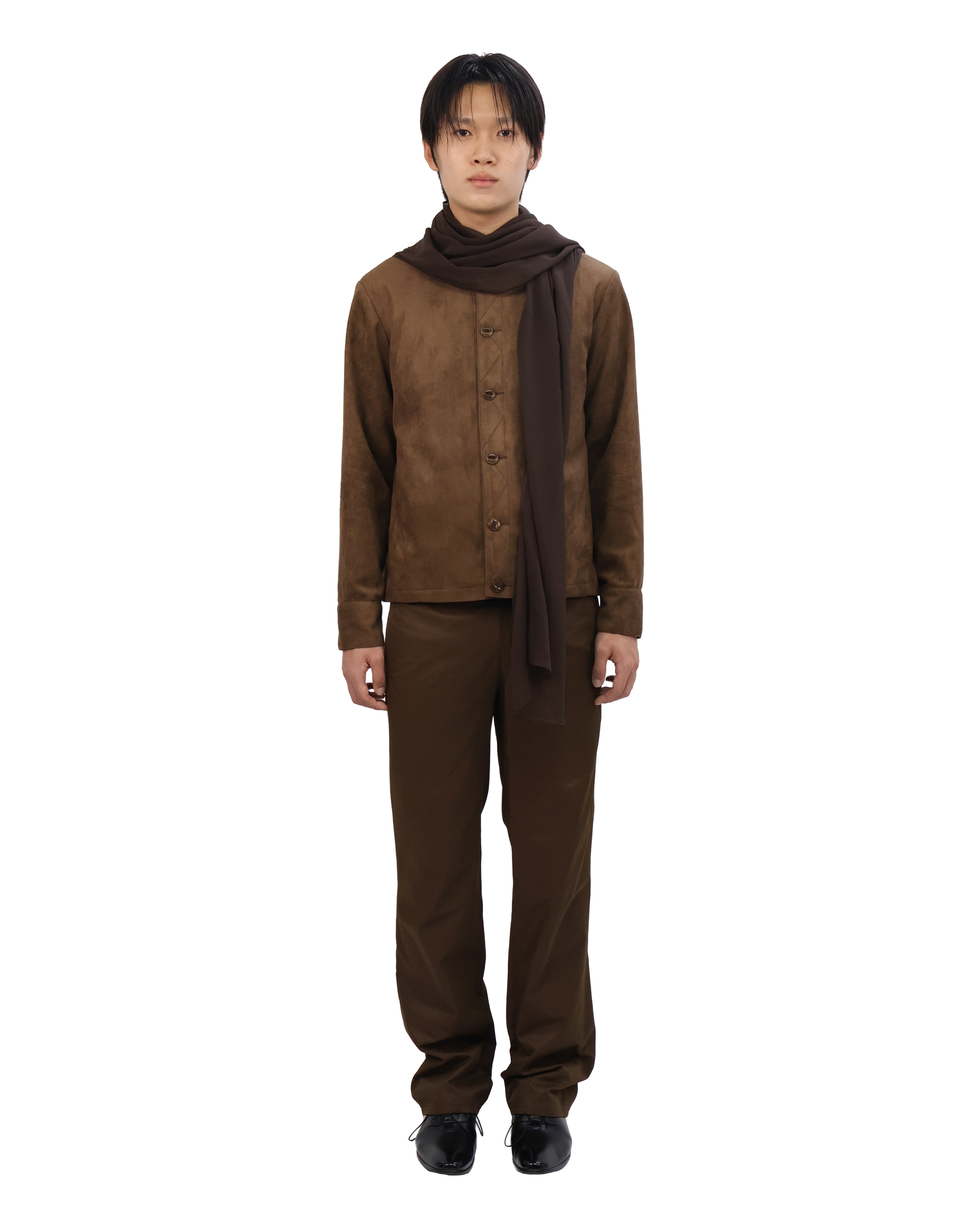 Suede Jacket - Brown