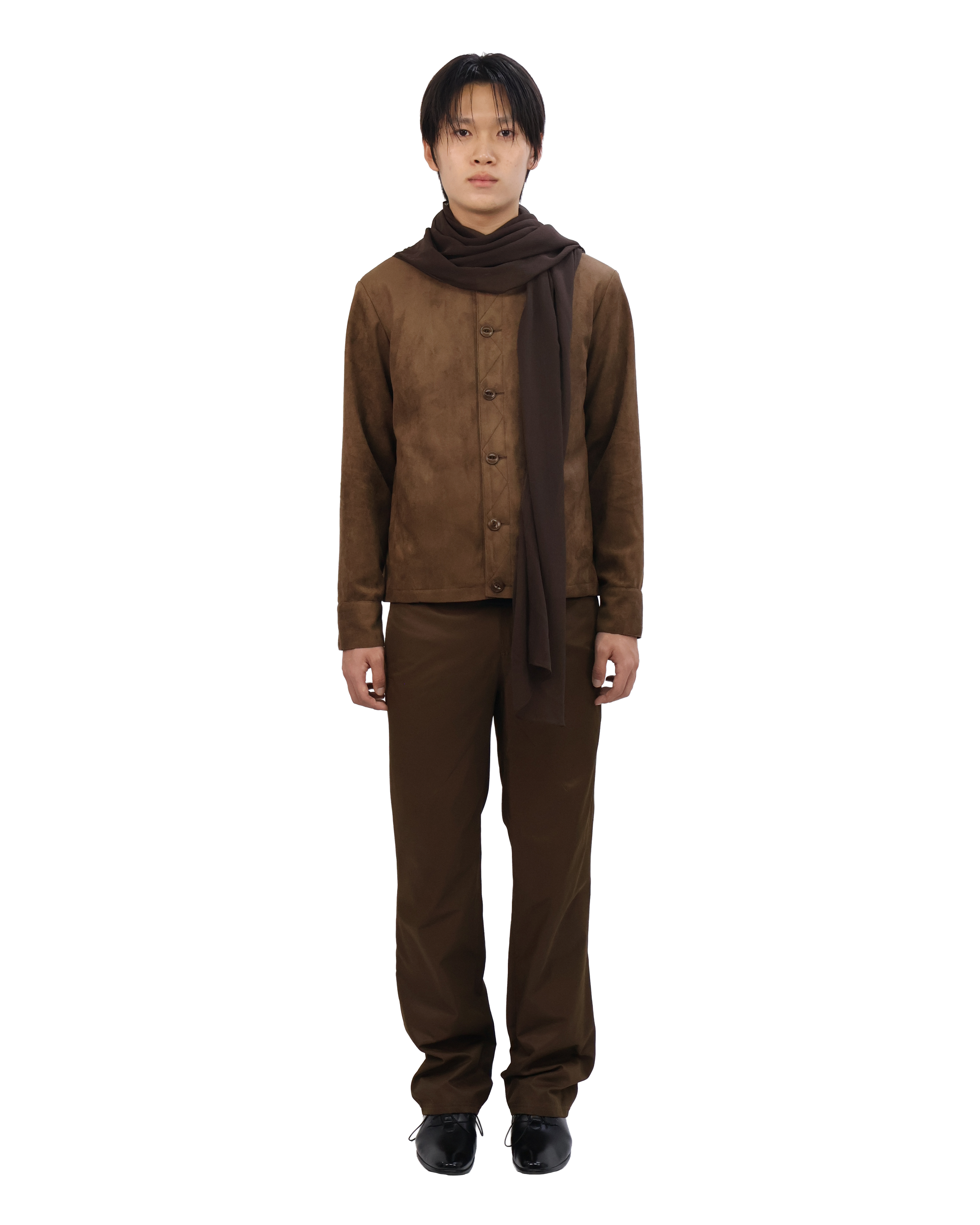 Suede Jacket - Brown