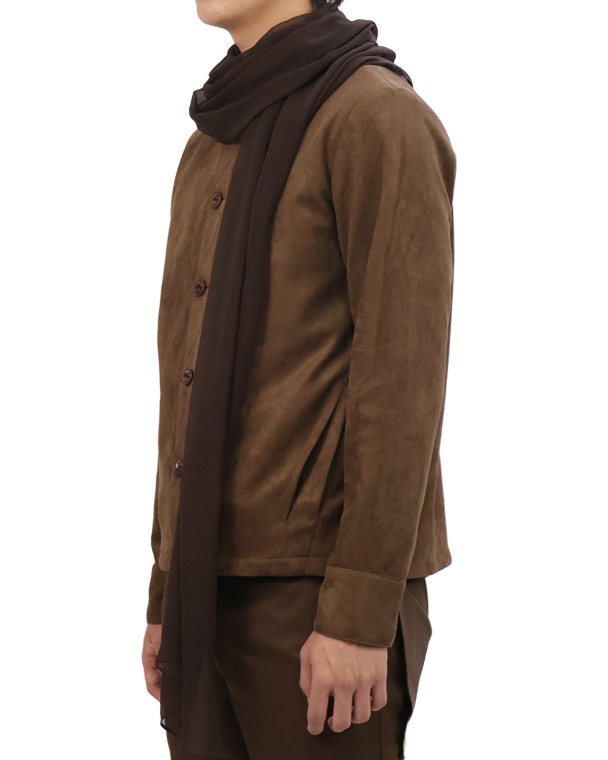 Suede Jacket - Brown