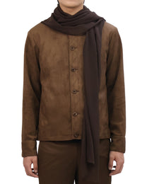 Suede Jacket - Brown