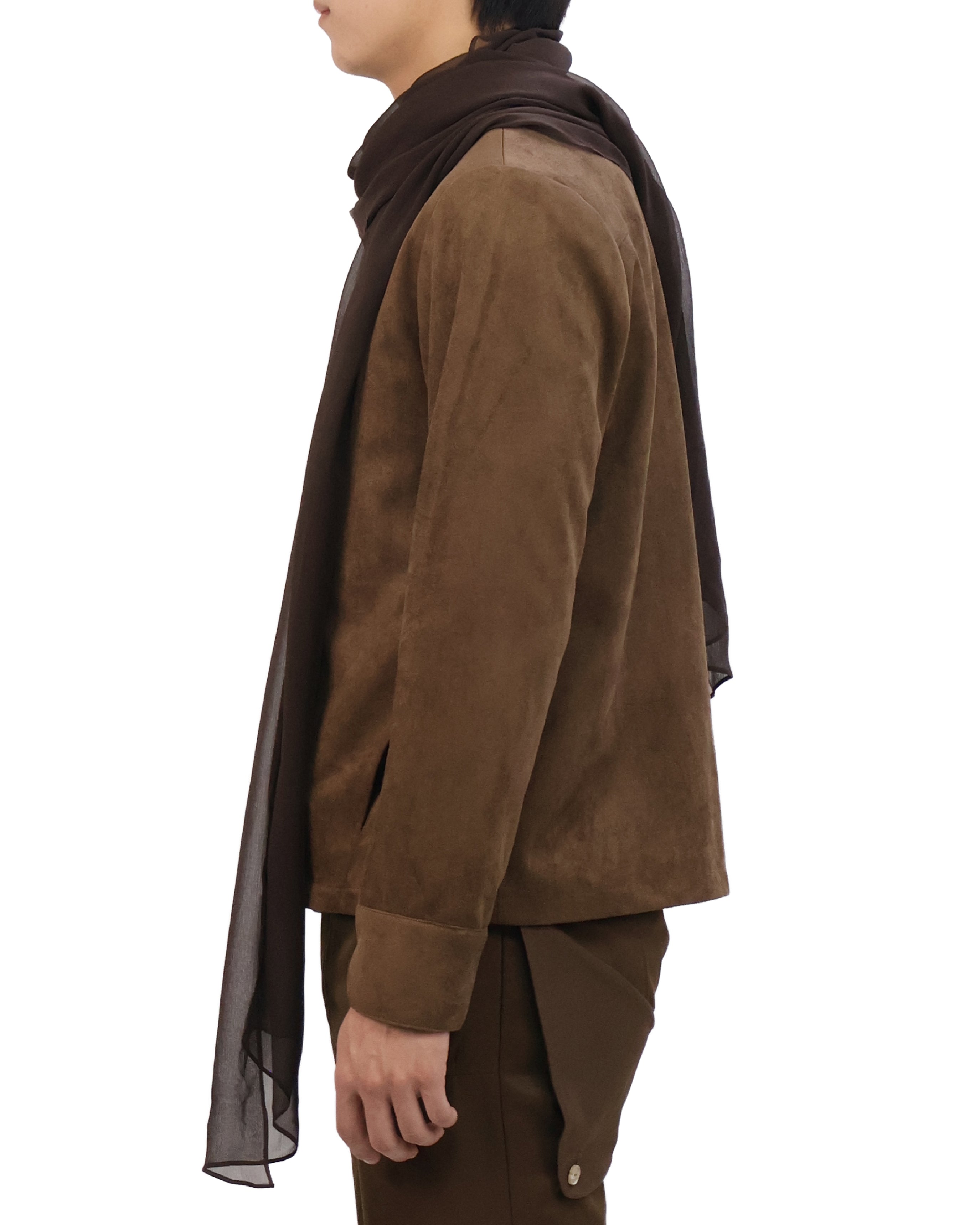 Suede Jacket - Brown