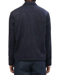 Suede Jacket - Deep Navy