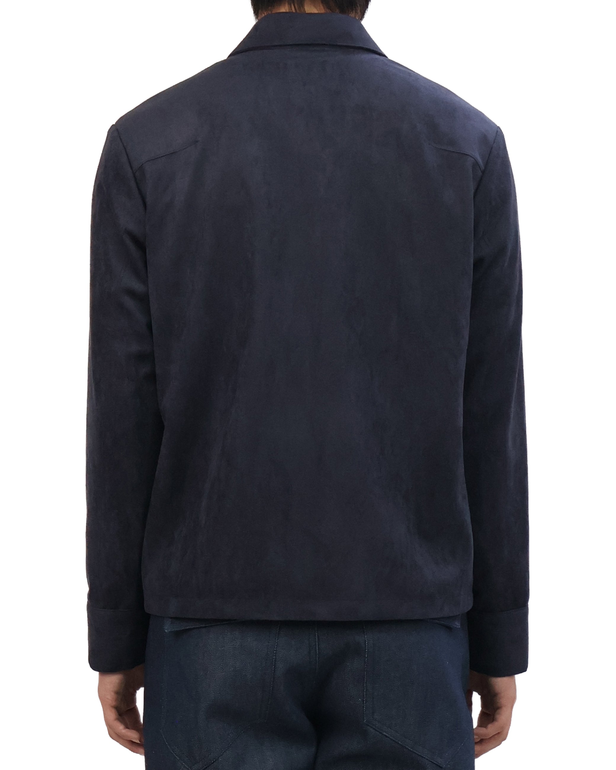 Suede Jacket - Deep Navy