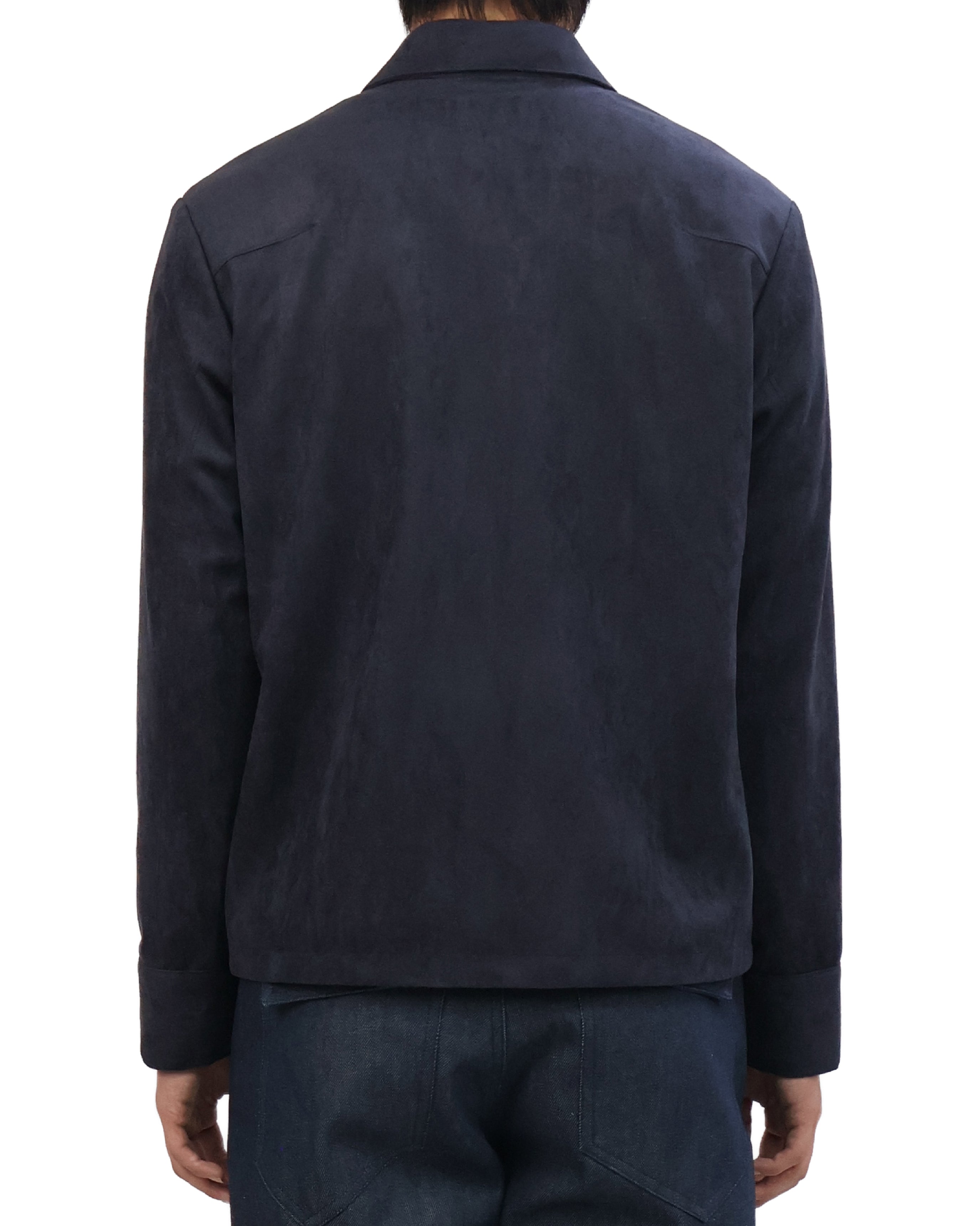 Suede Jacket - Deep Navy
