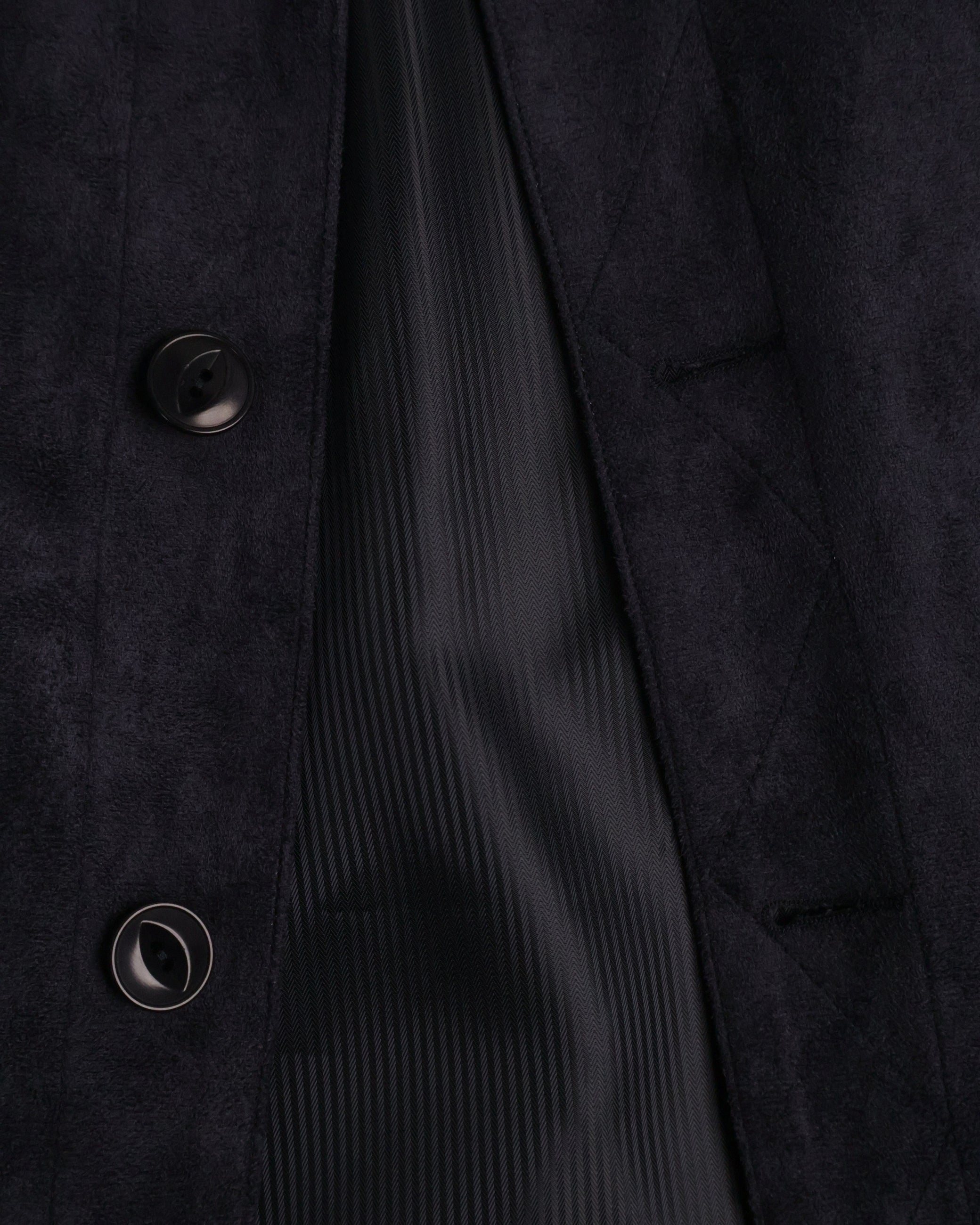 Suede Jacket - Deep Navy