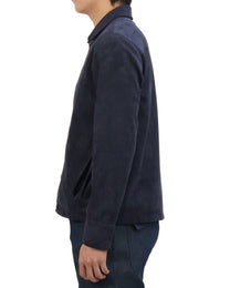 Suede Jacket - Deep Navy
