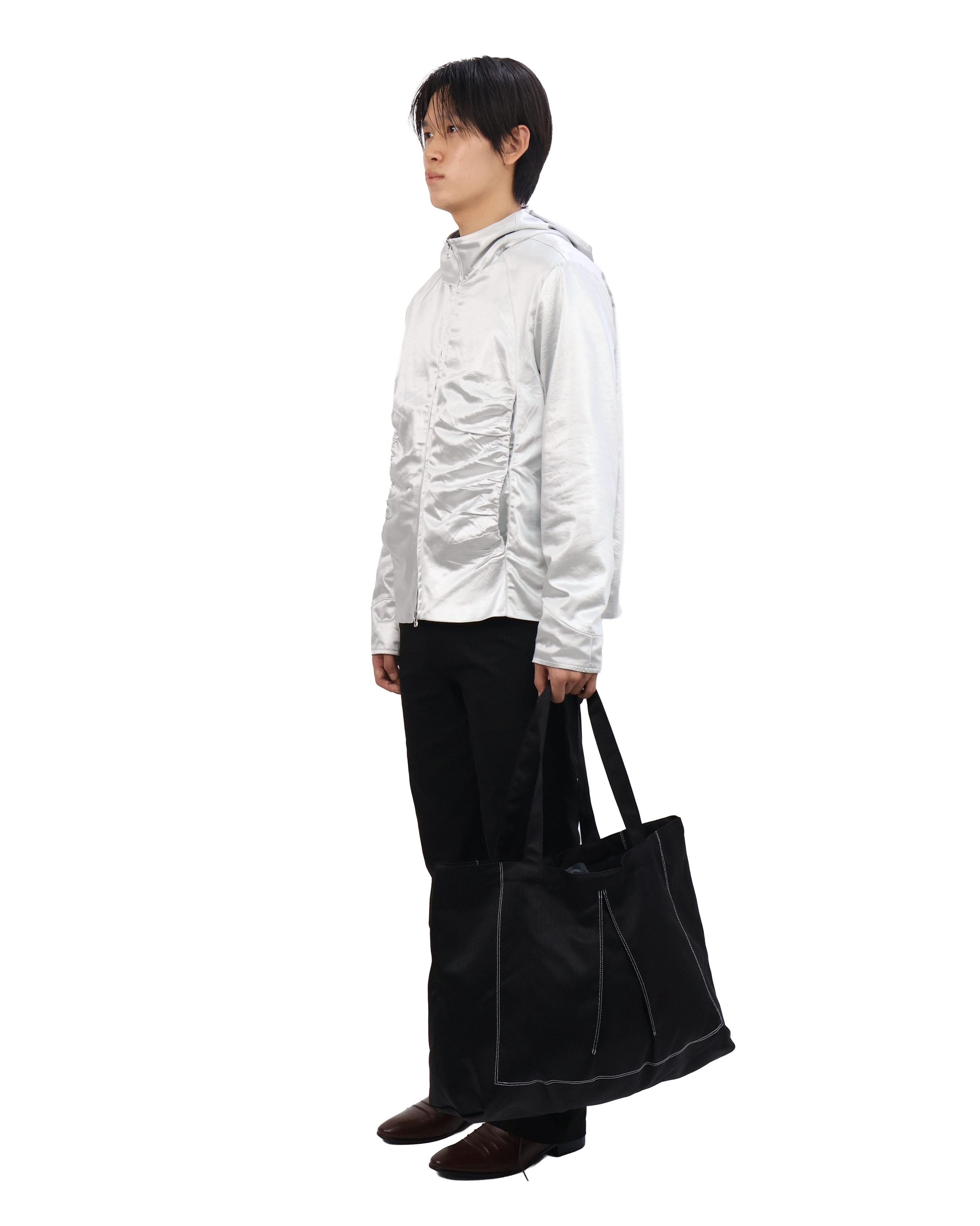 Hooded Jacket - Silver