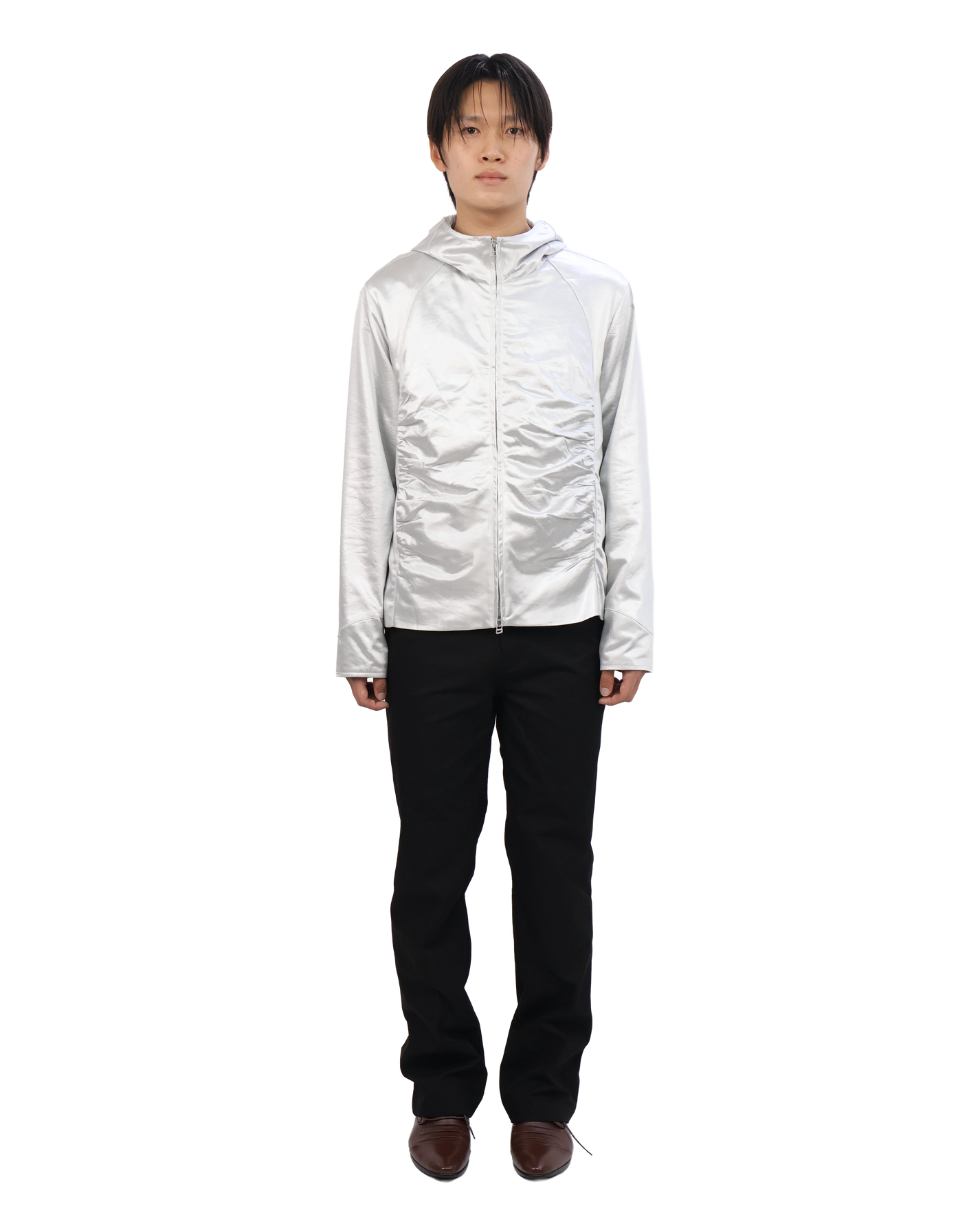 Hooded Jacket - Silver