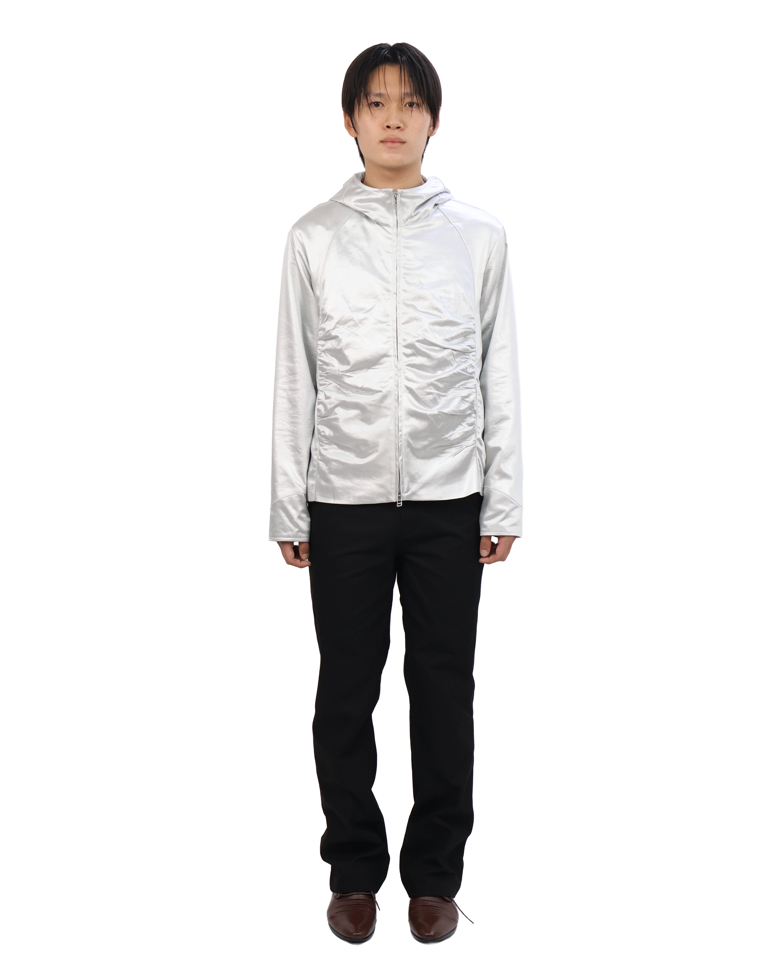 Hooded Jacket - Silver