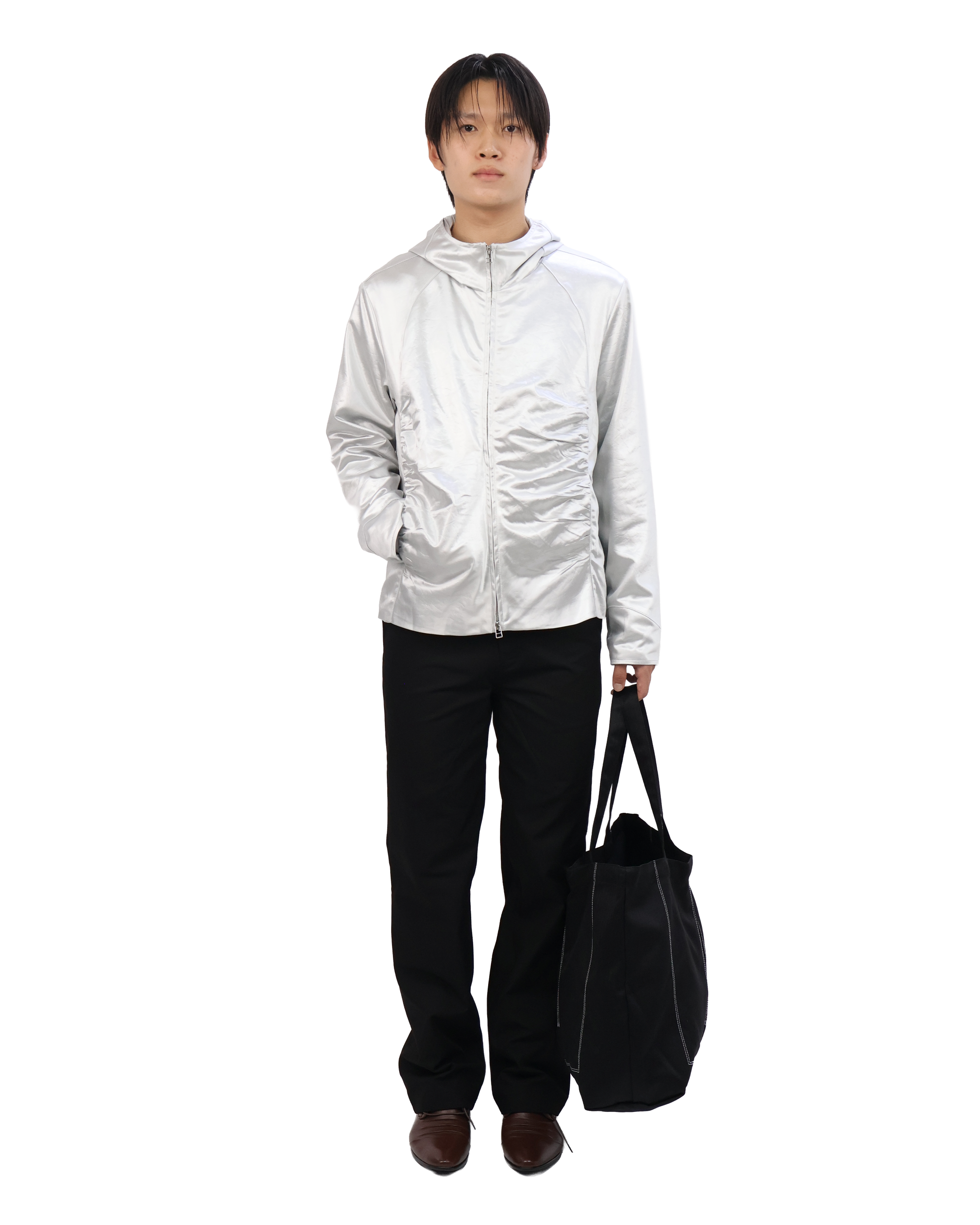 Hooded Jacket - Silver