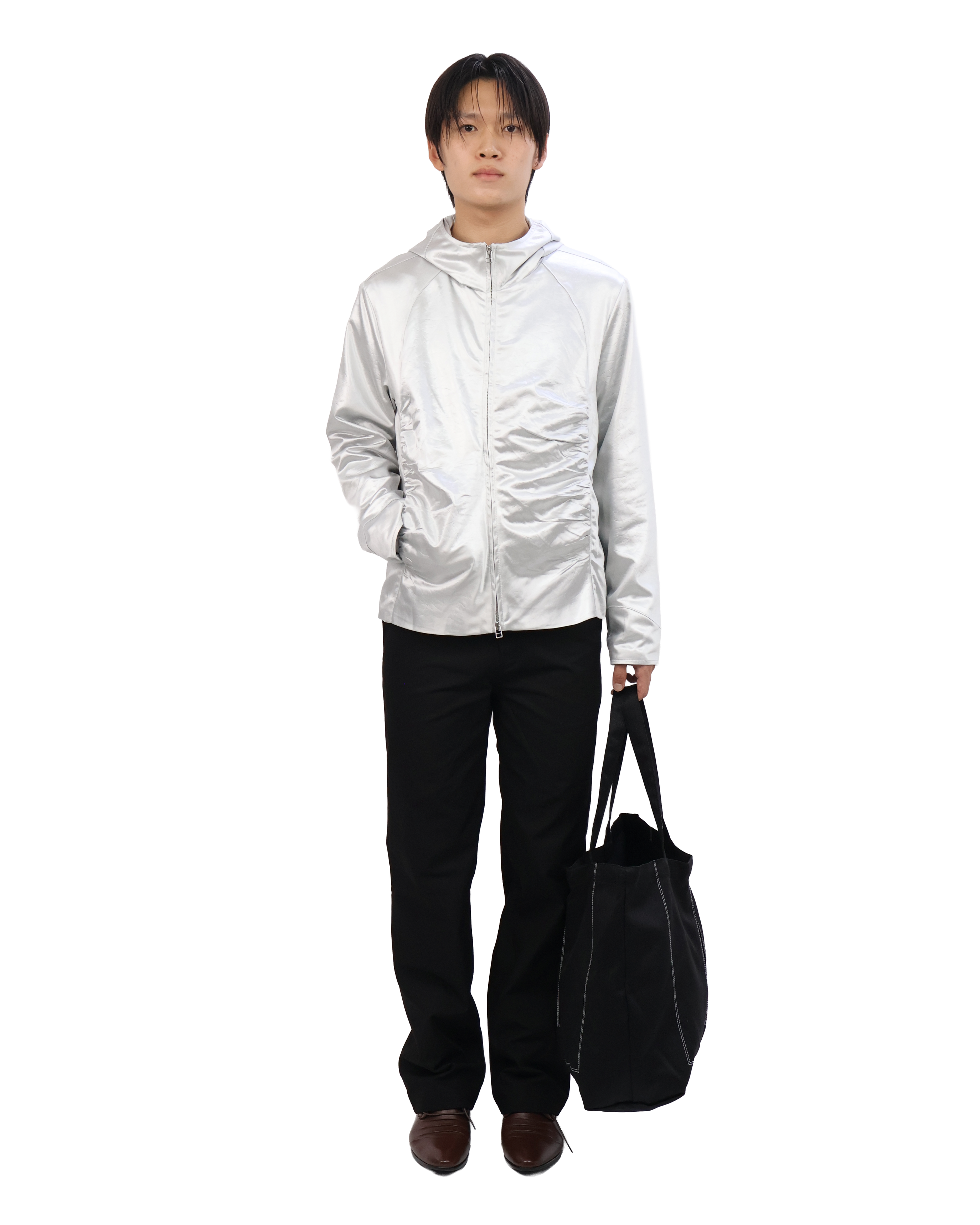Hooded Jacket - Silver