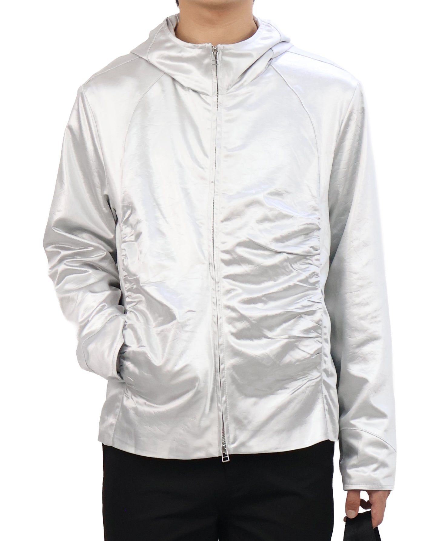 Hooded Jacket - Silver