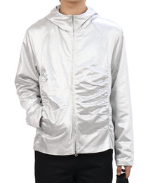 Hooded Jacket - Silver