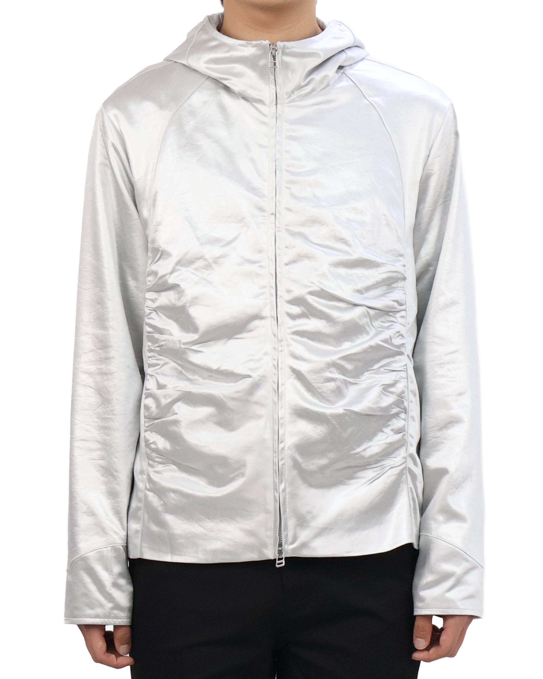 Hooded Jacket - Silver