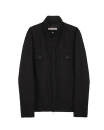 Striped Jacket - Black