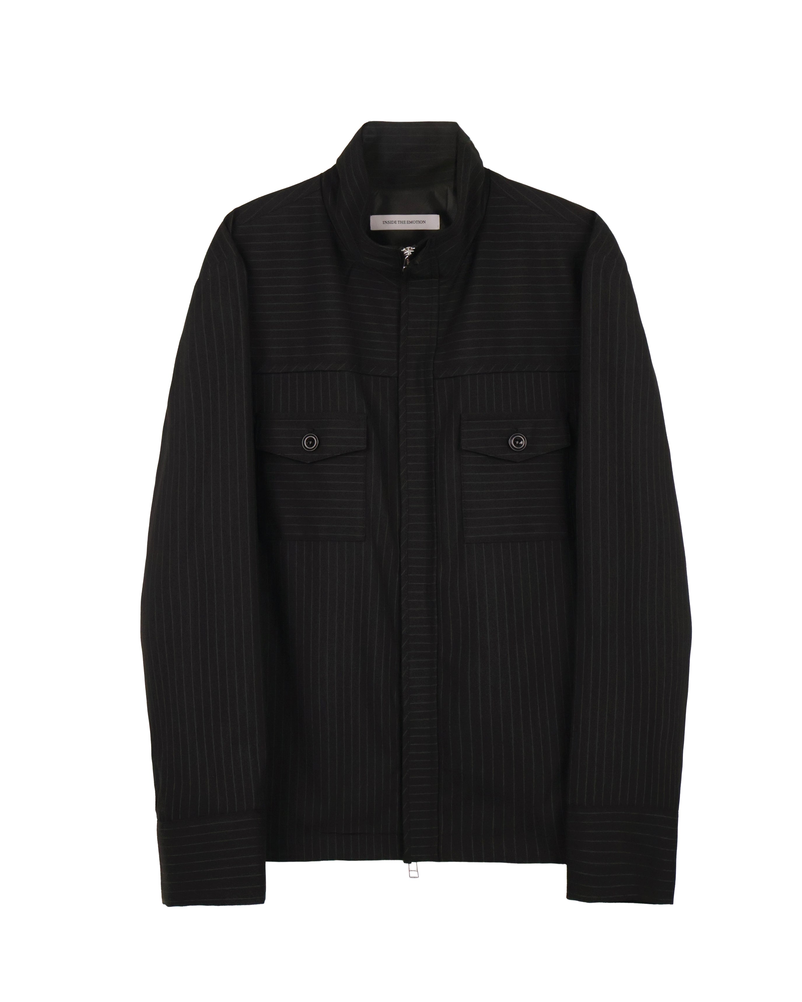 Striped Jacket - Black