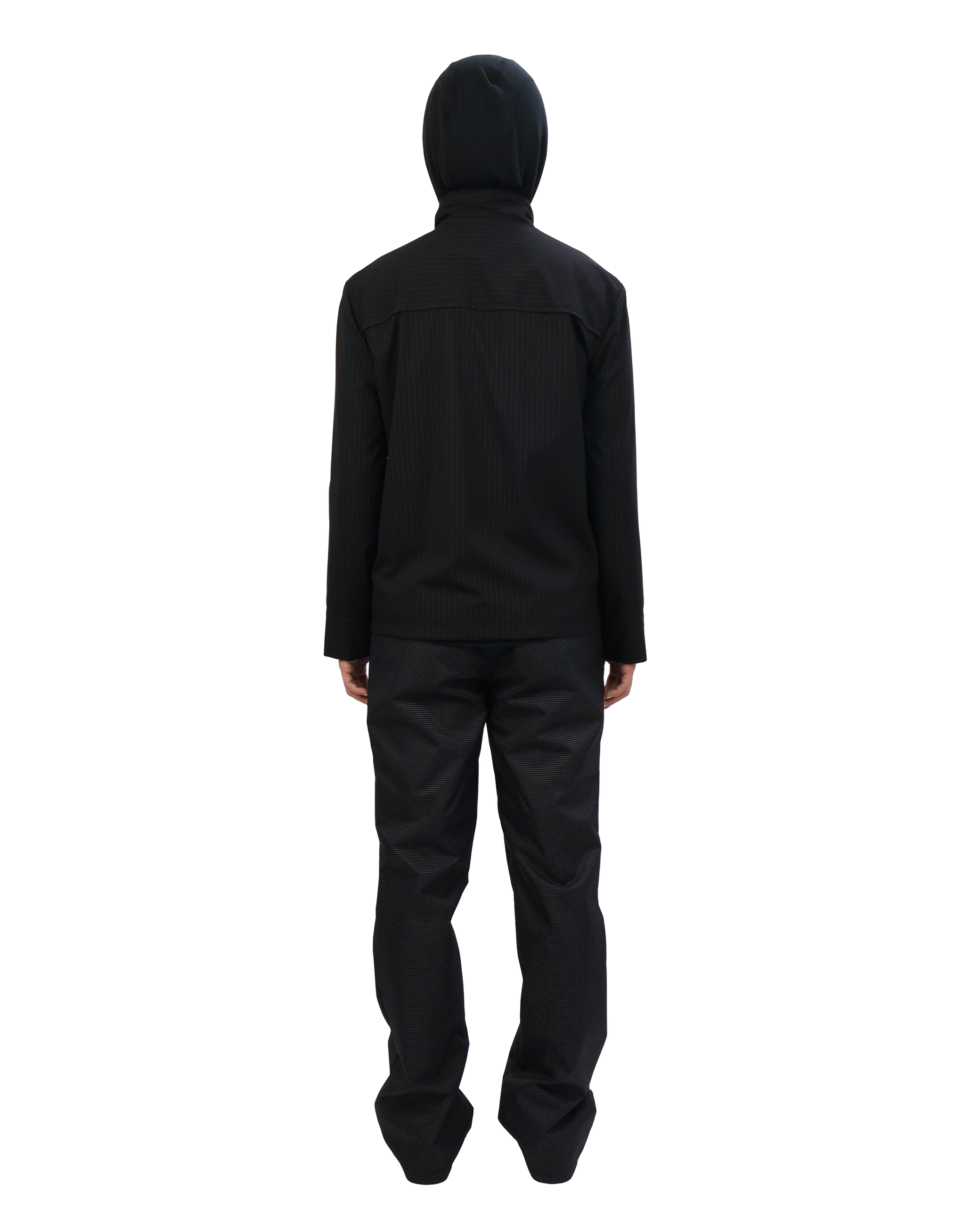 Striped Jacket - Black