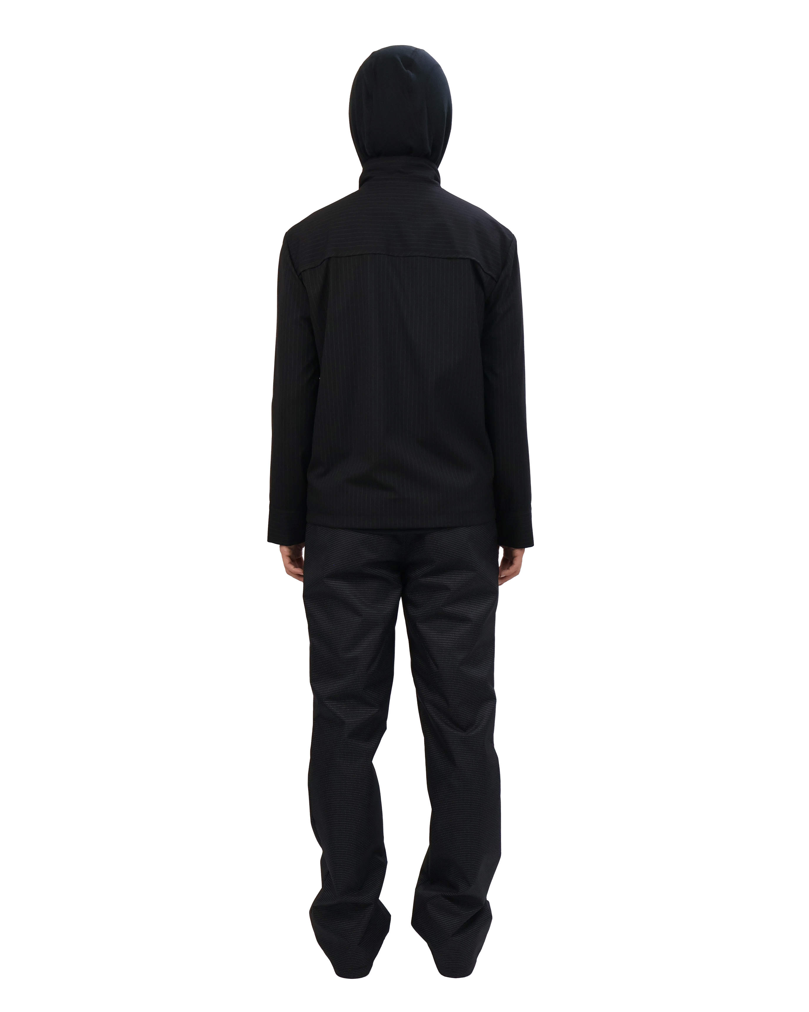 Striped Jacket - Black