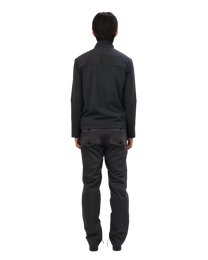 Striped Jacket - Deep Charcoal