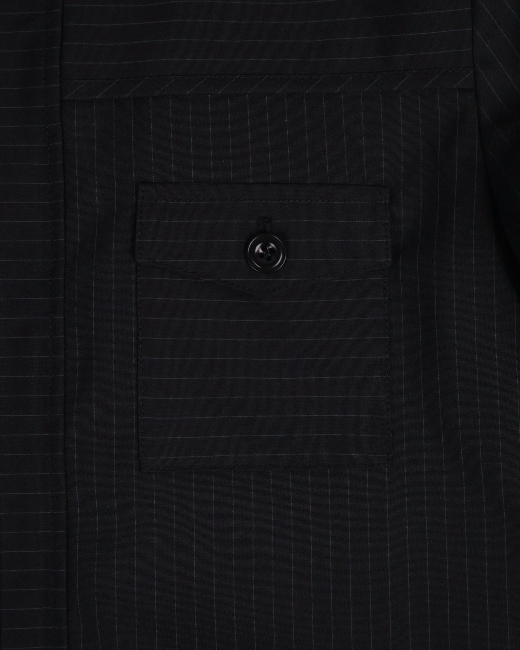 Striped Jacket - Black