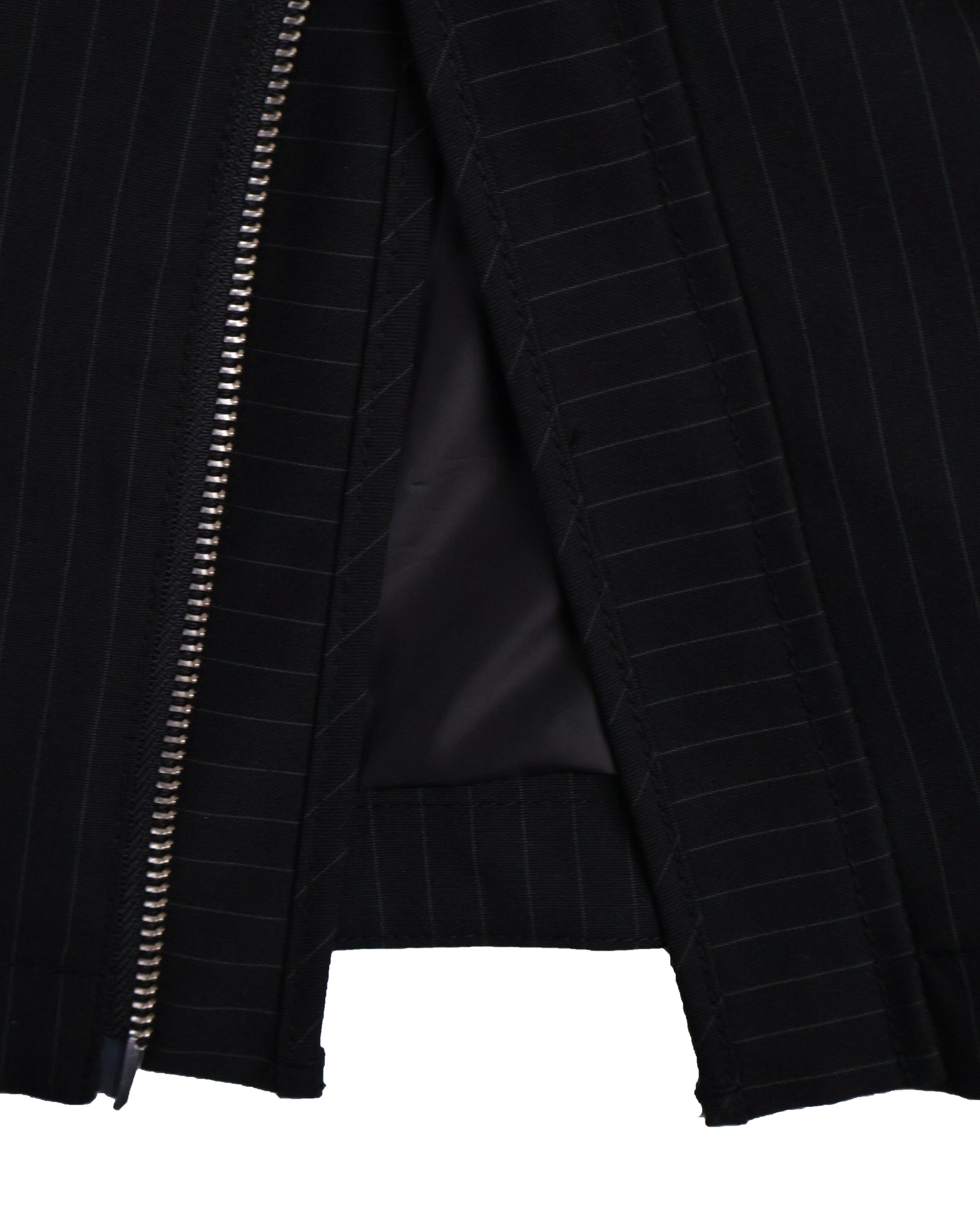 Striped Jacket - Black