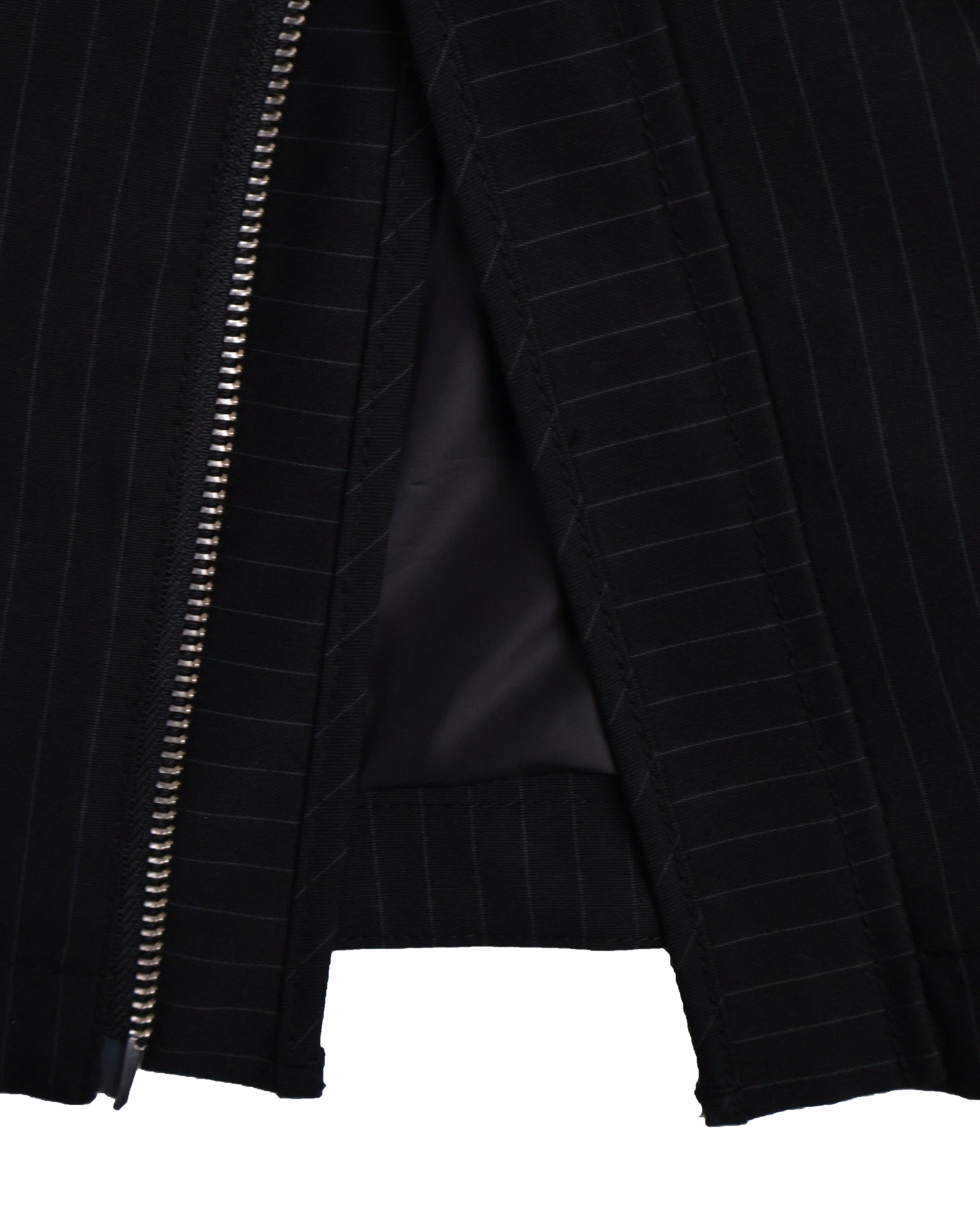 Striped Jacket - Black