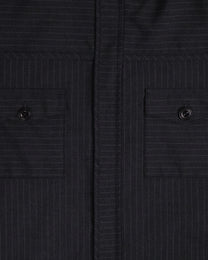 Striped Jacket - Deep Charcoal