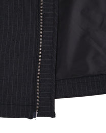 Striped Jacket - Deep Charcoal