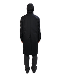 Technical Long Coat - Steel Black