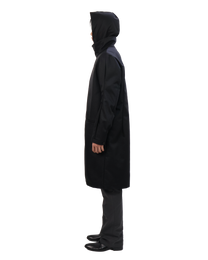 Technical Long Coat - Steel Black