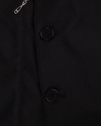 Technical Long Coat - Steel Black