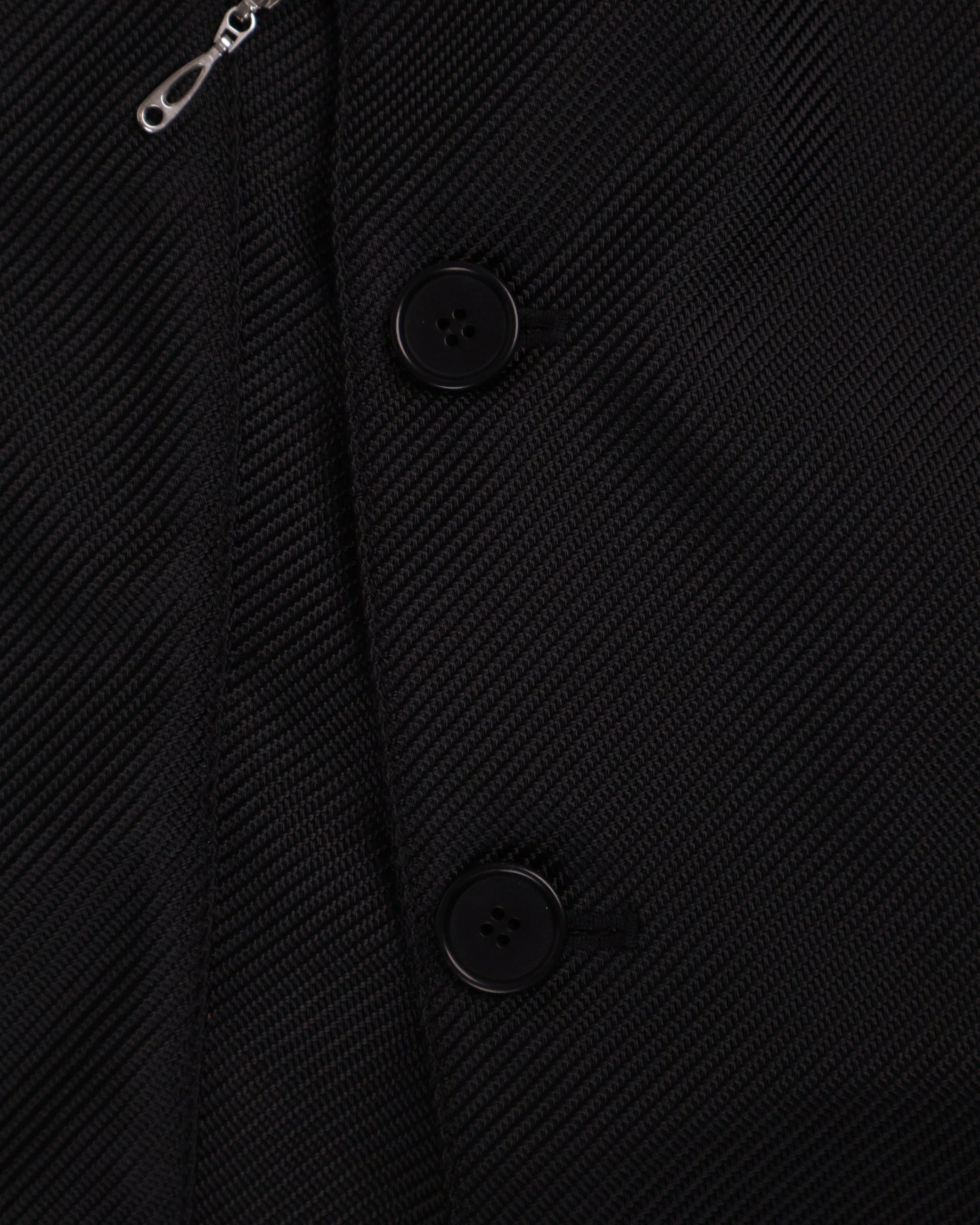 Technical Long Coat - Steel Black