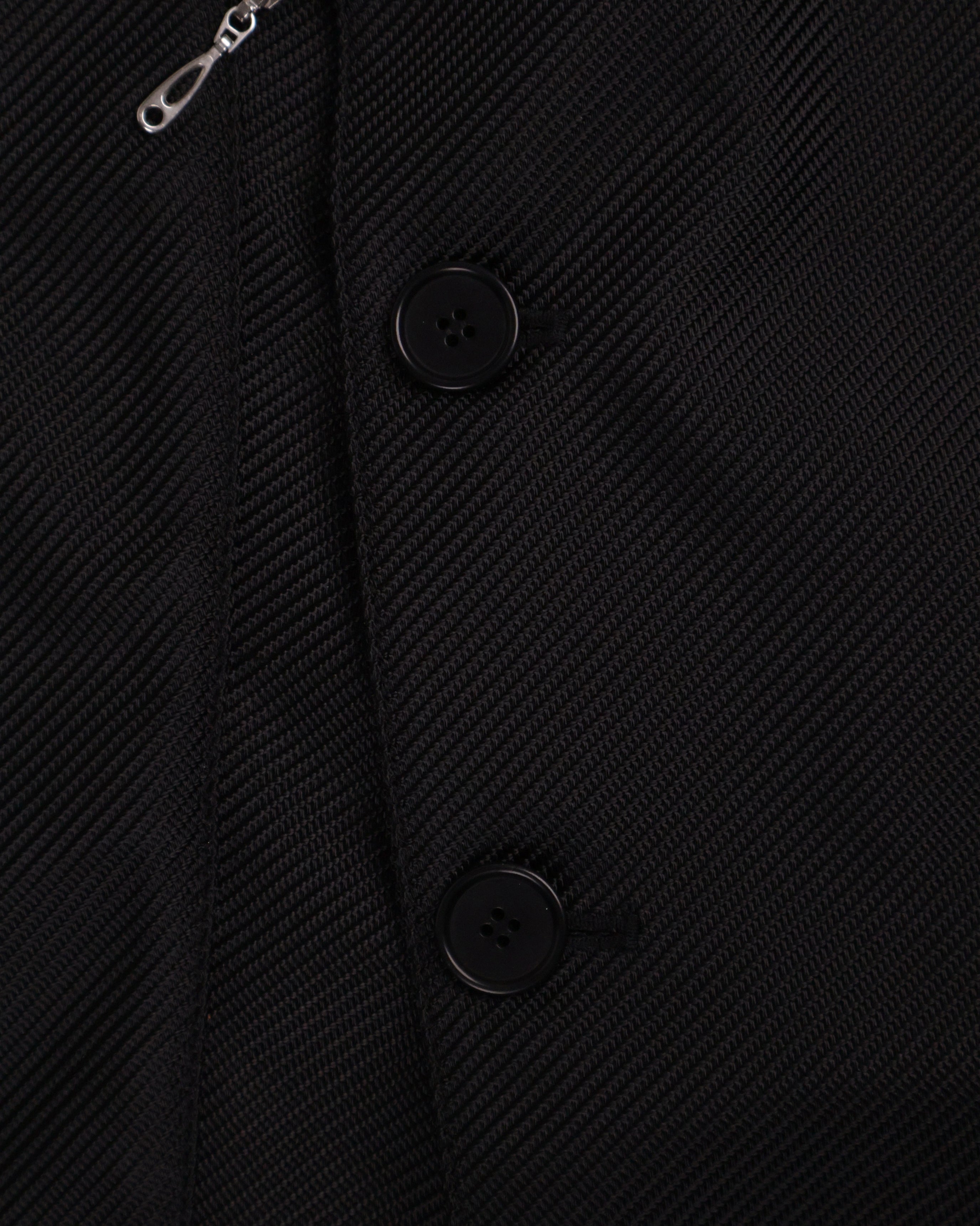 Technical Long Coat - Steel Black