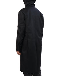 Technical Long Coat - Steel Black