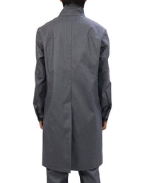 Technical Long Coat -Shadow Grid
