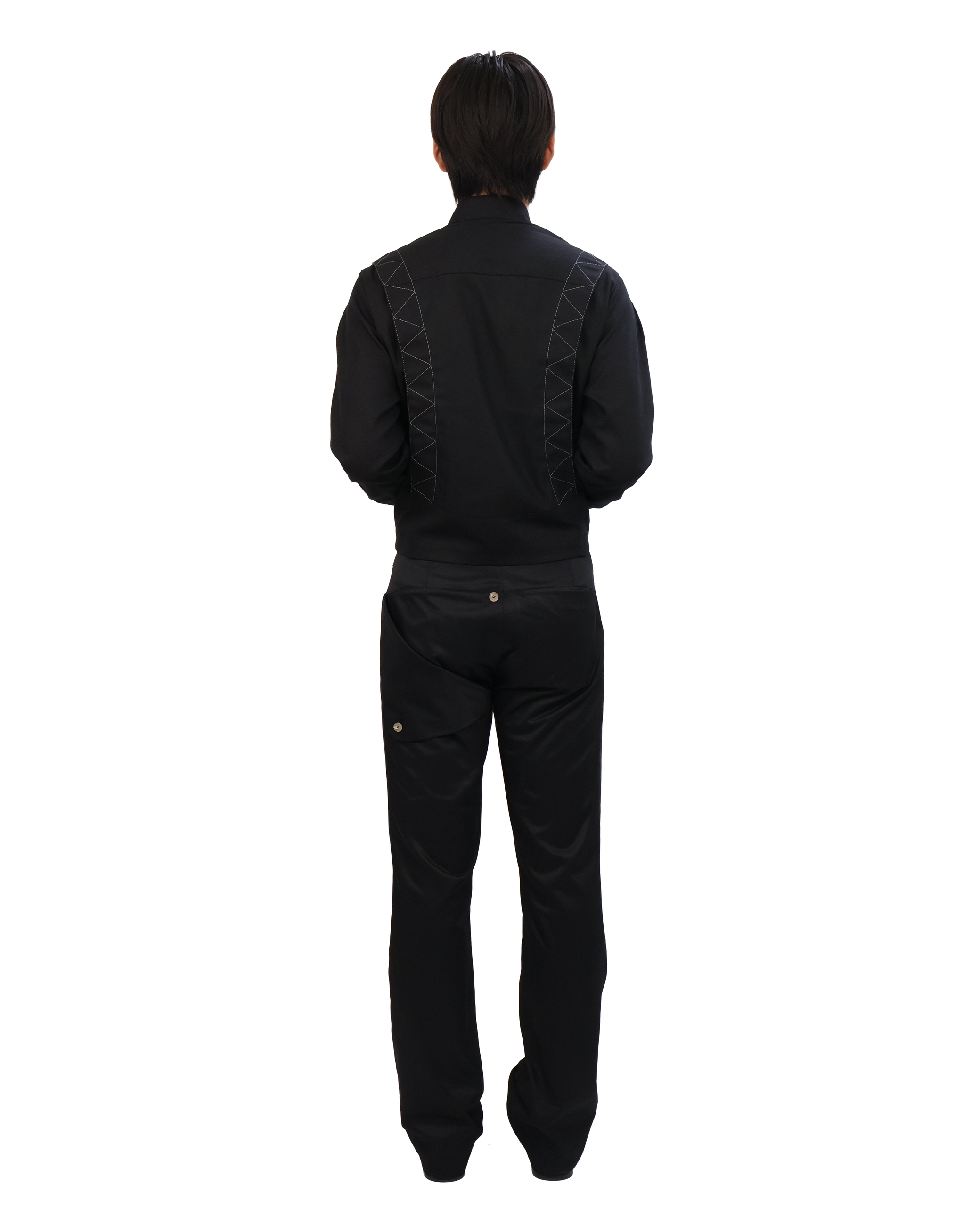 Layered Jacket - Black