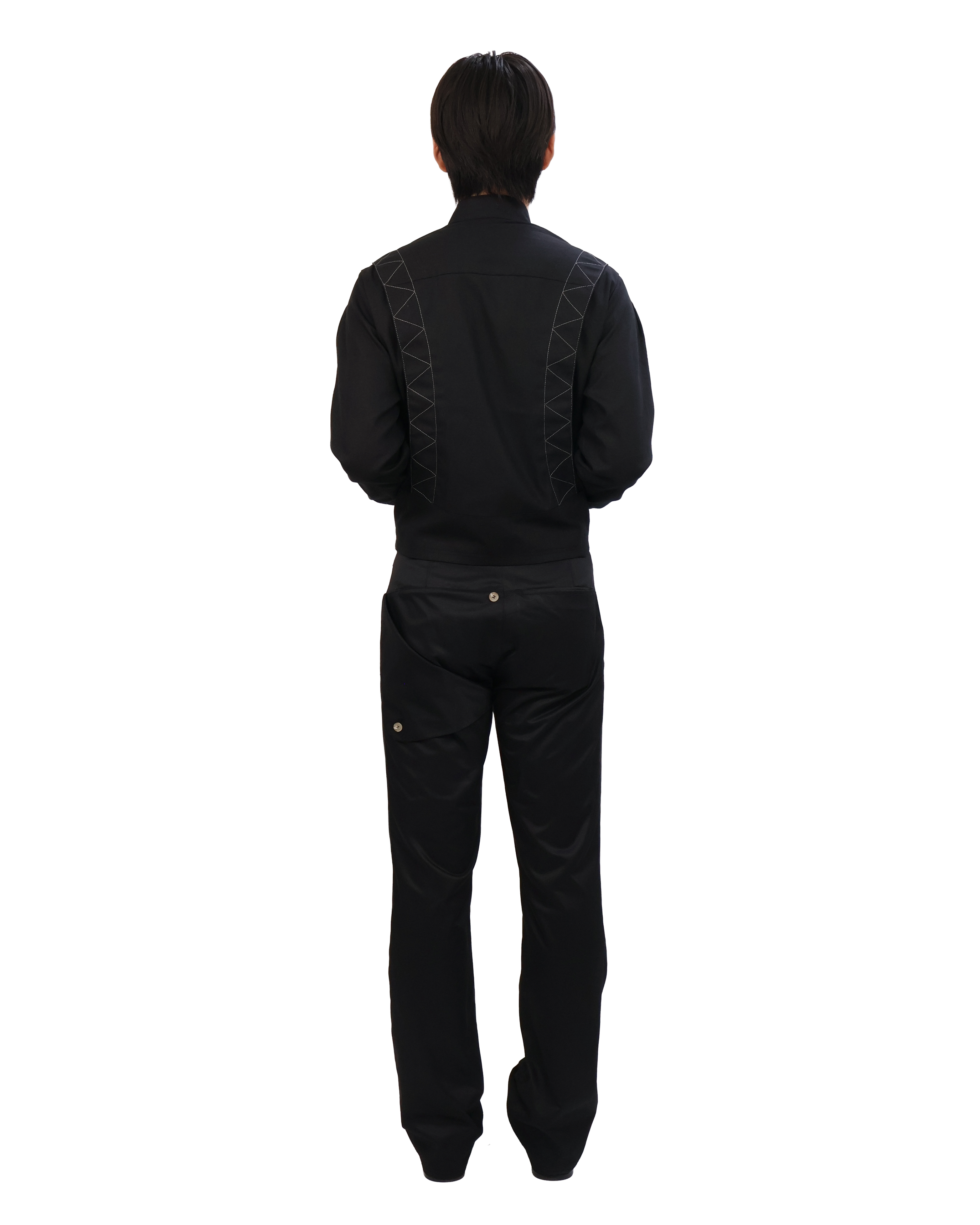 Layered Jacket - Black