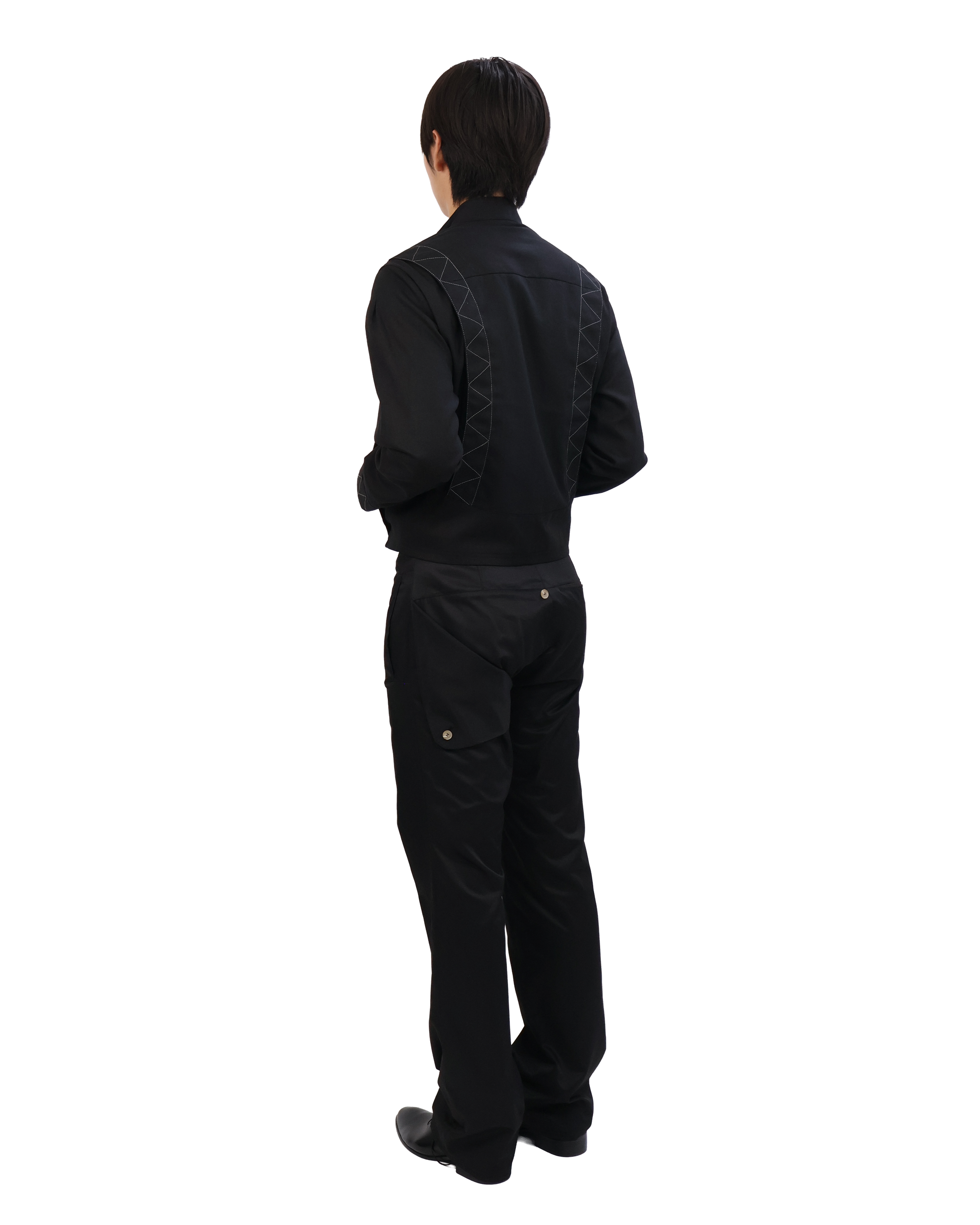 Layered Jacket - Black