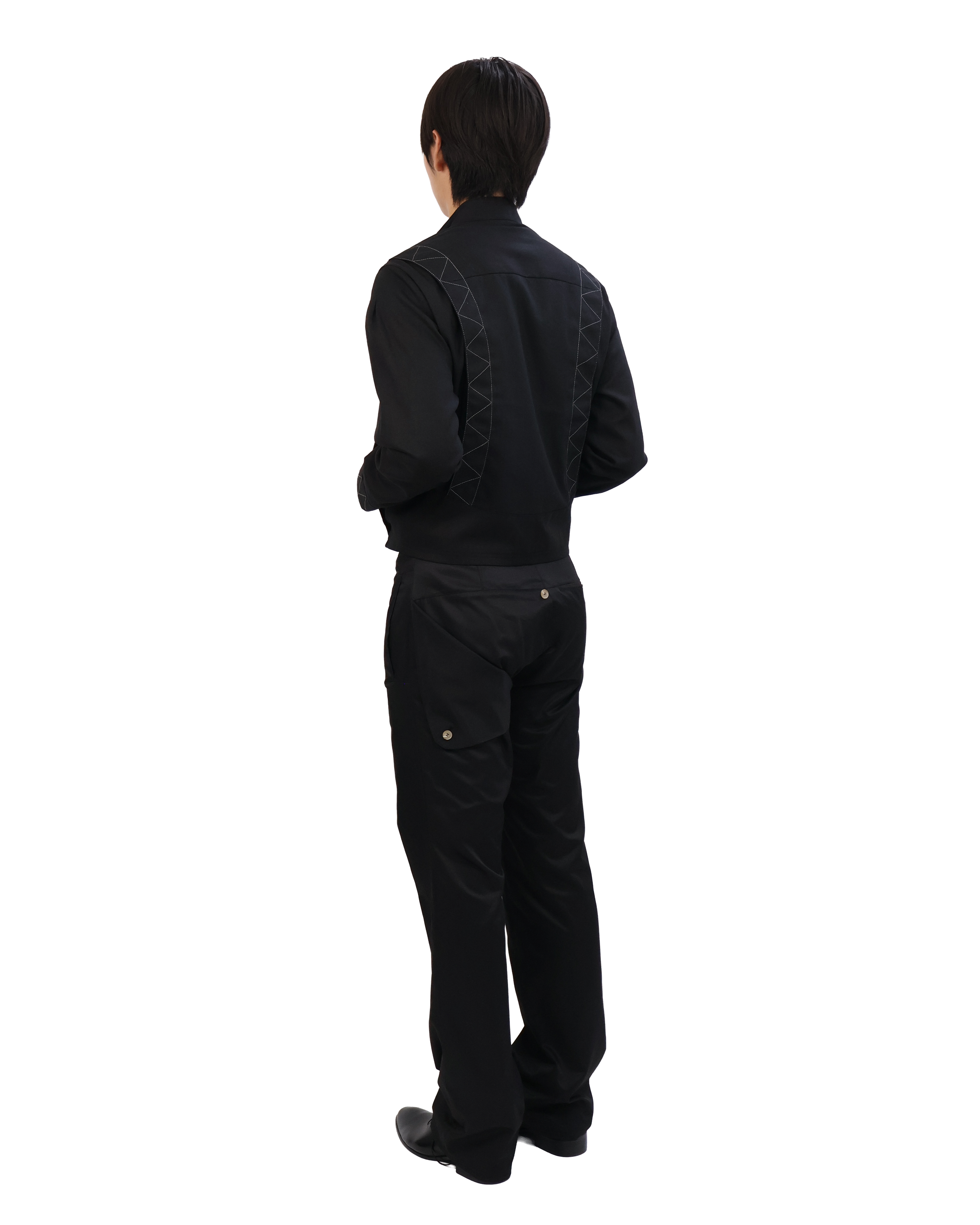 Layered Jacket - Black