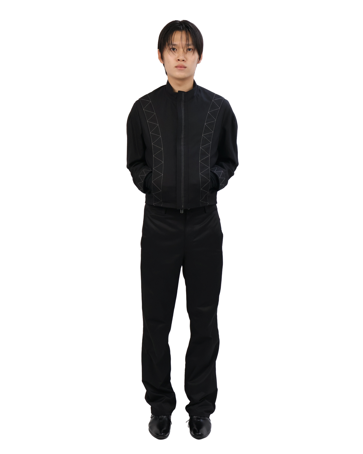 Layered Jacket - Black