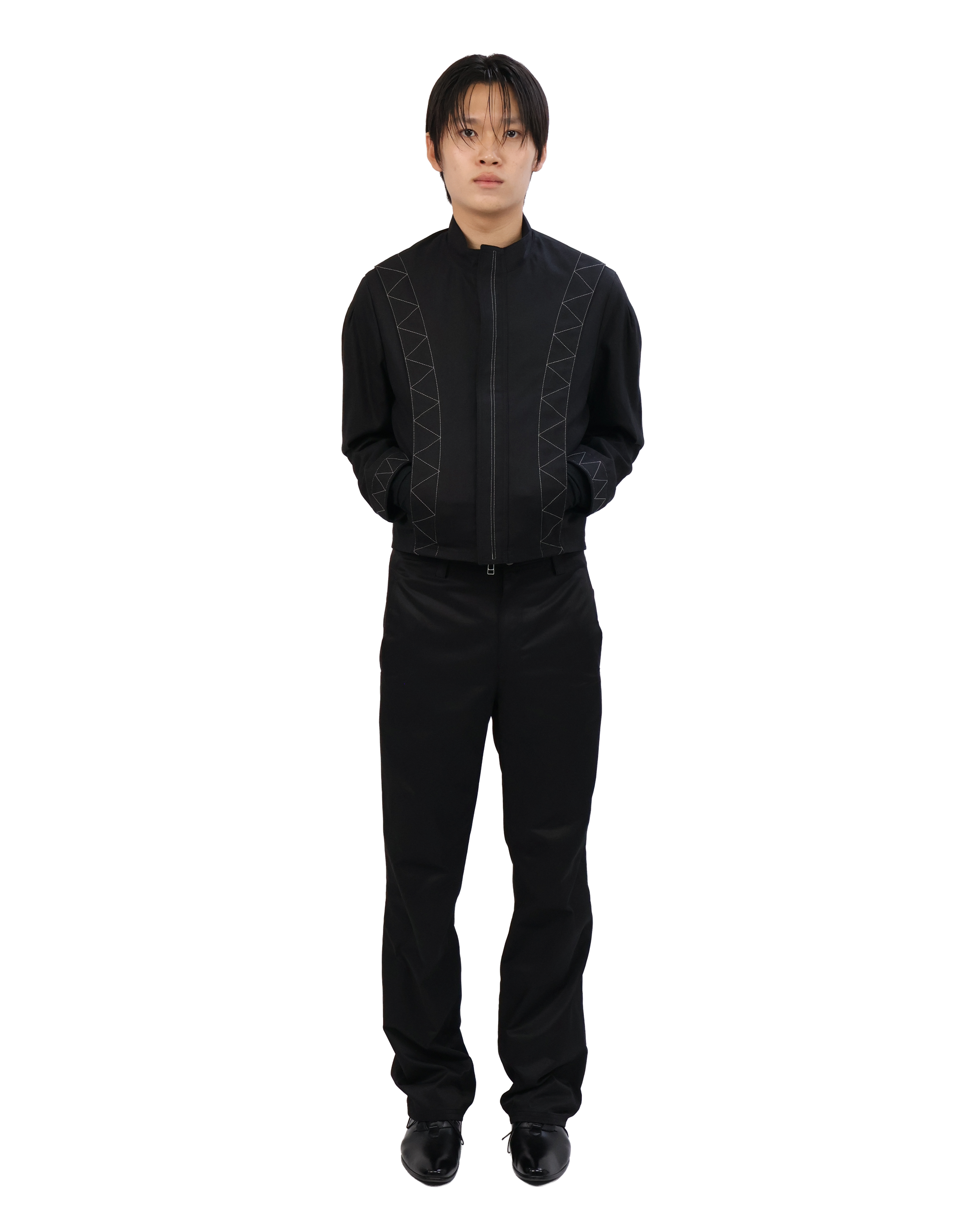 Layered Jacket - Black