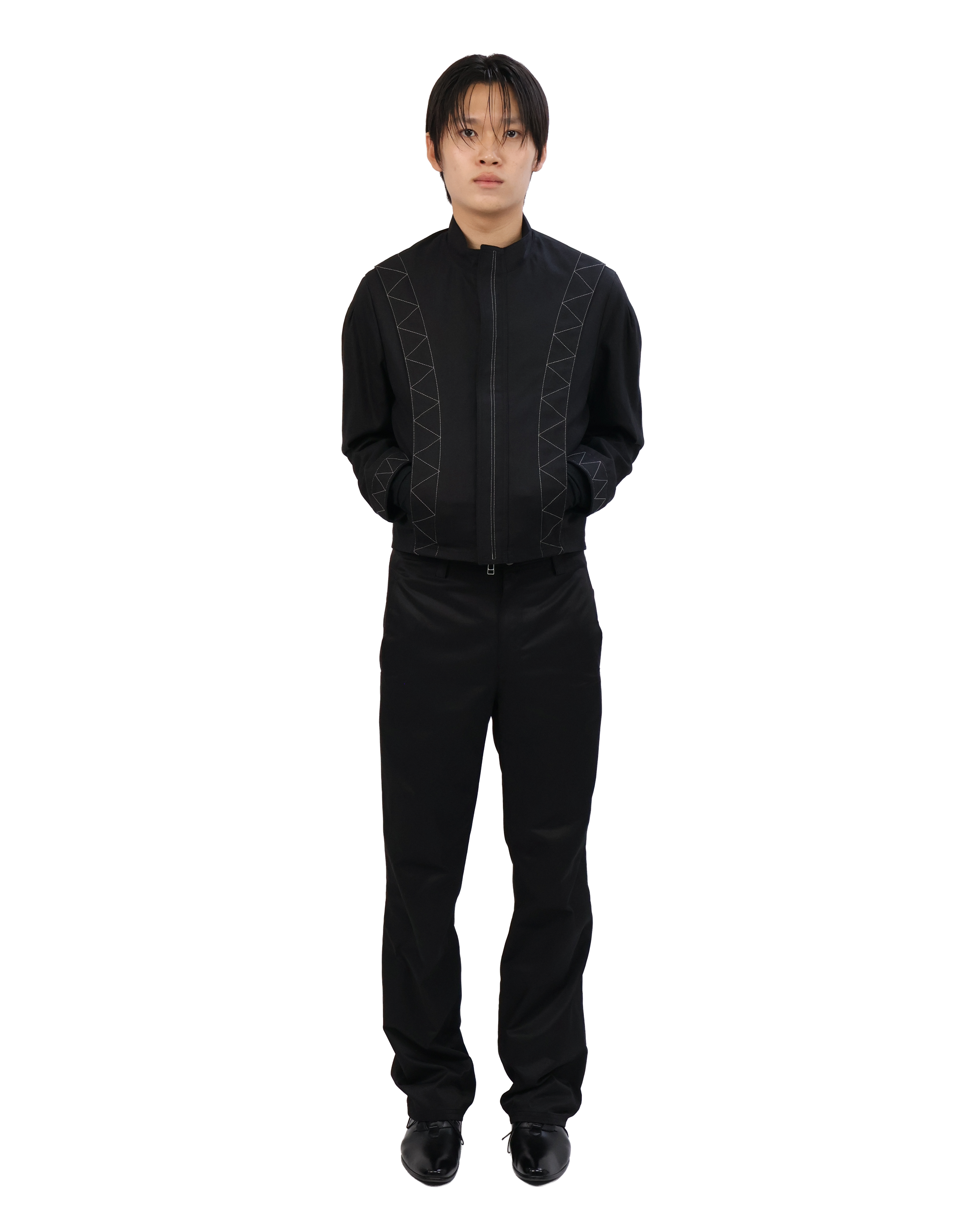 Layered Jacket - Black