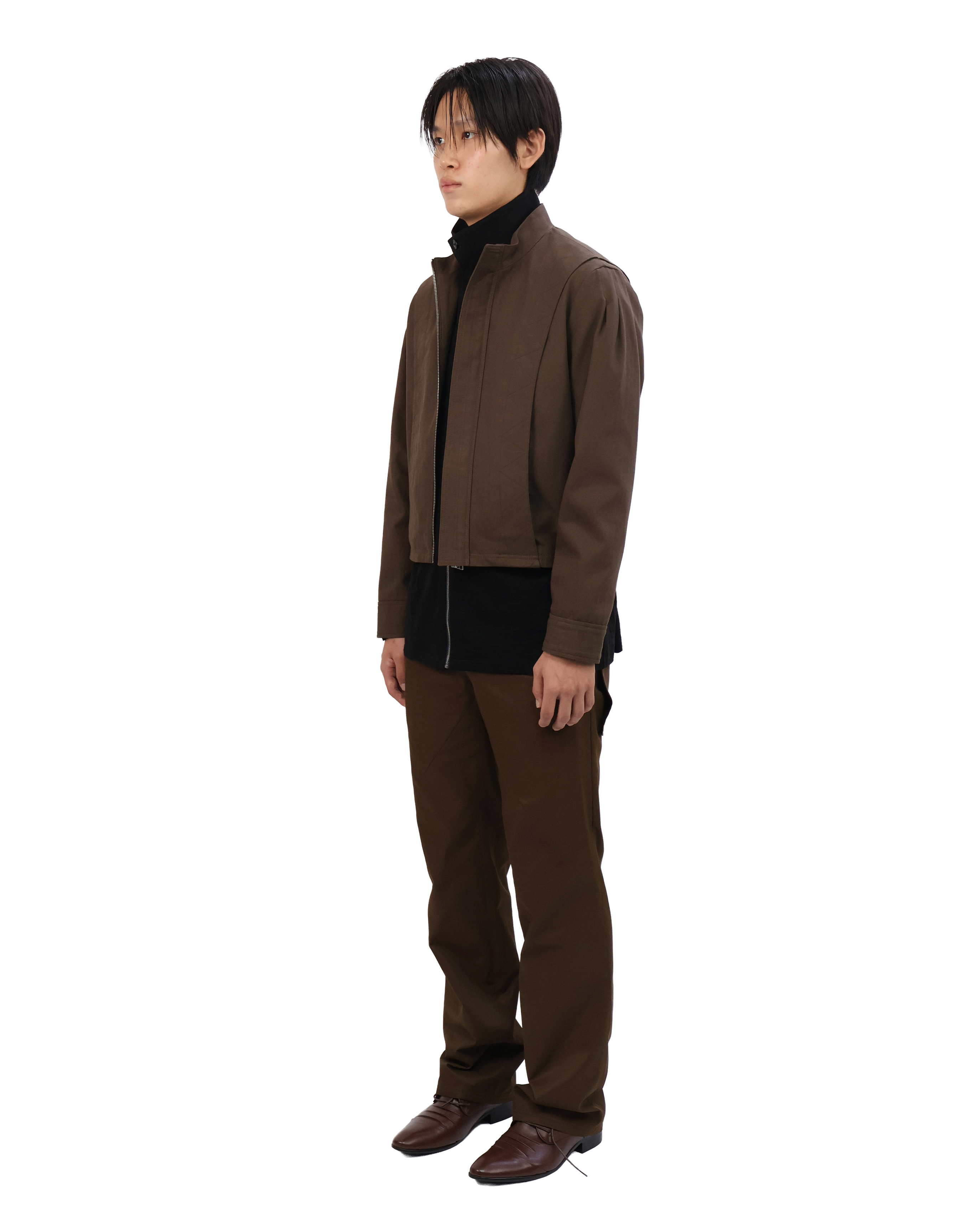 Layered Jacket - Brown