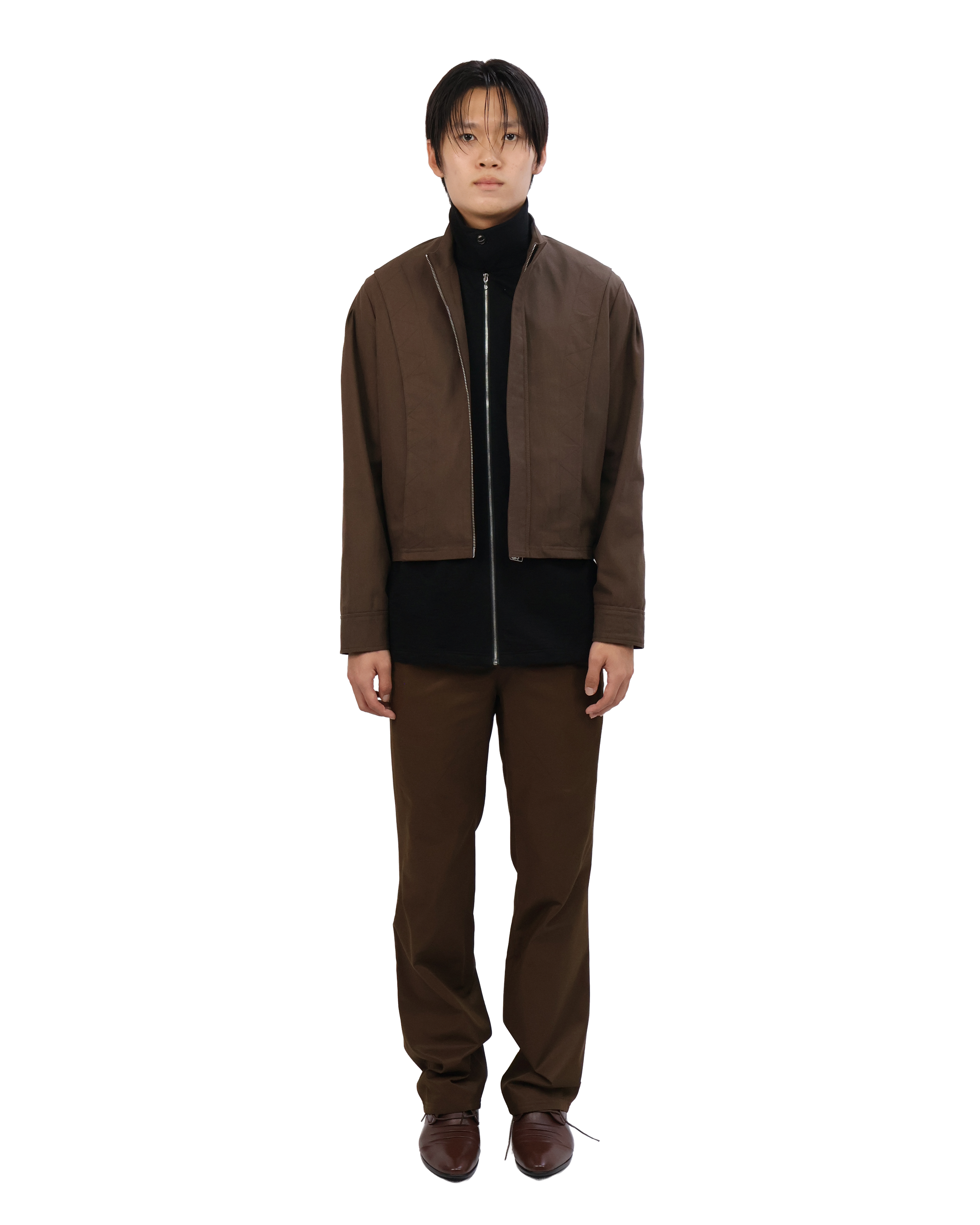 Layered Jacket - Brown
