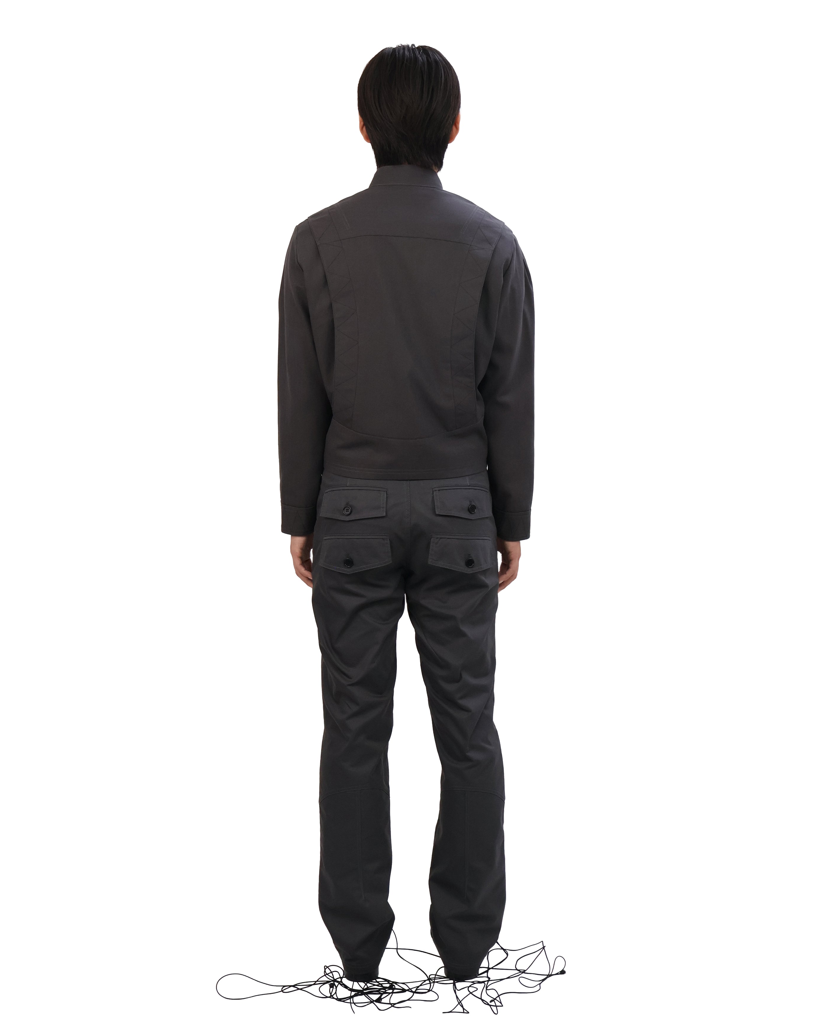 Layered Jacket - Charcoal