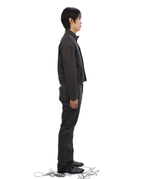 Layered Jacket - Charcoal