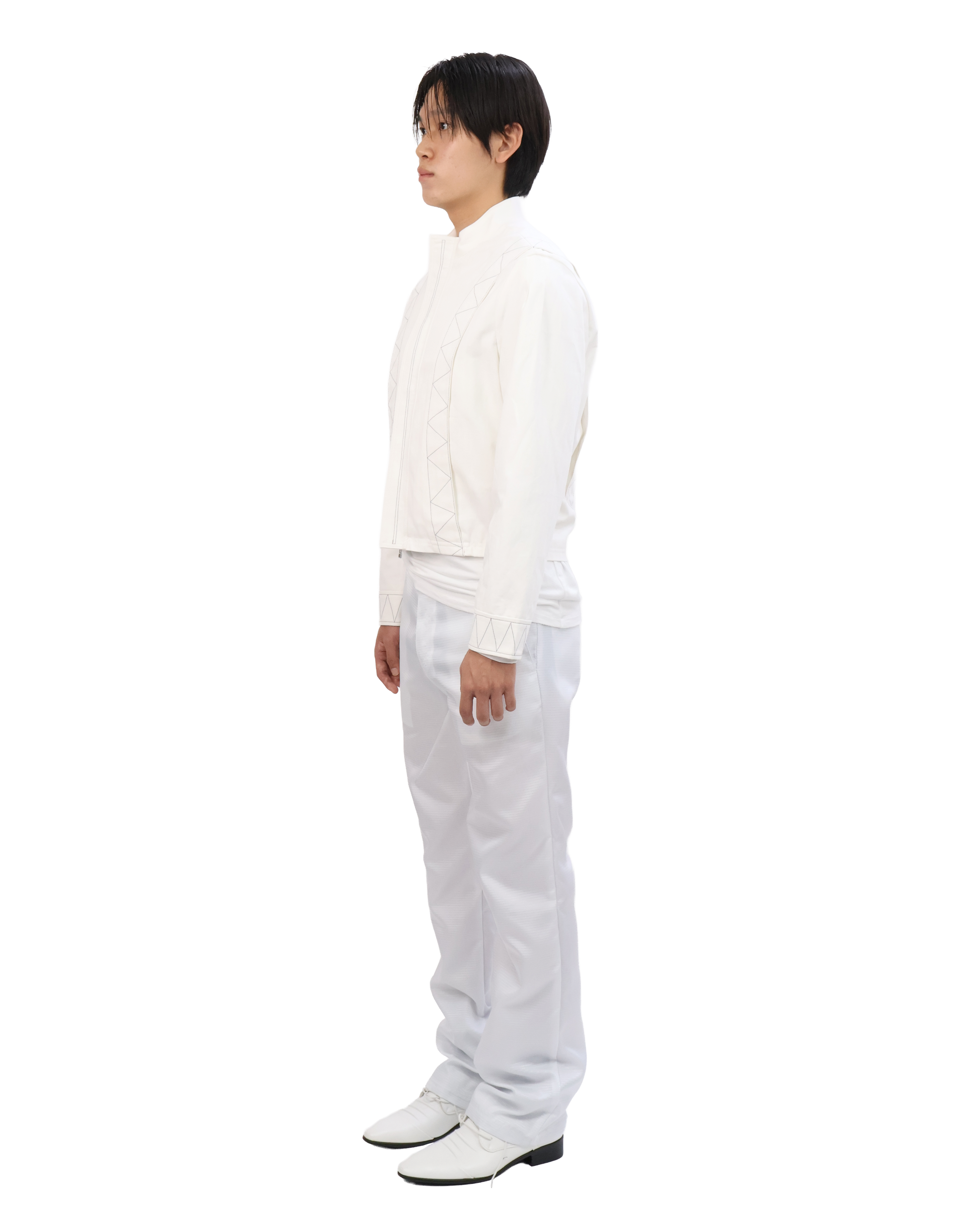 Layered Jacket - White