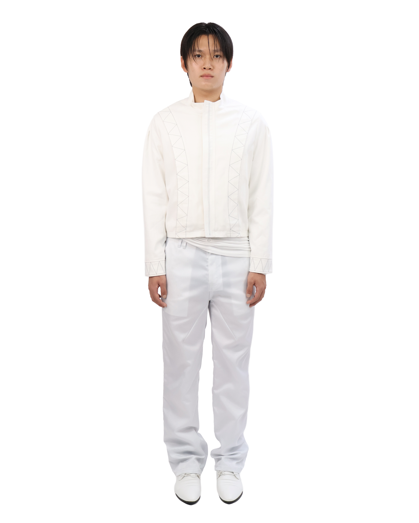 Layered Jacket - White