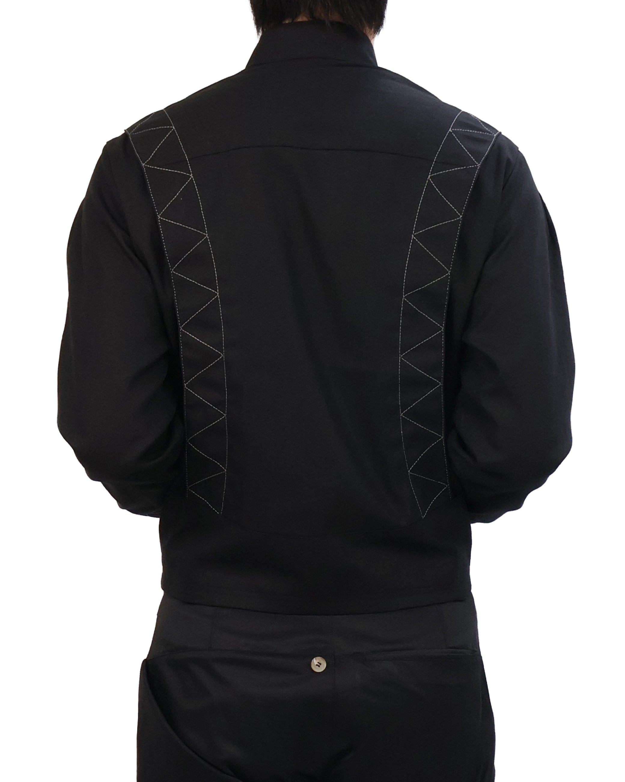 Layered Jacket - Black